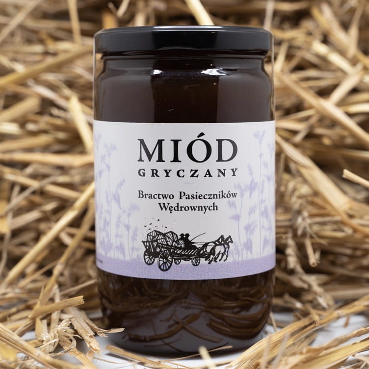 Miód gryczany 980 g, nierozgrzewany